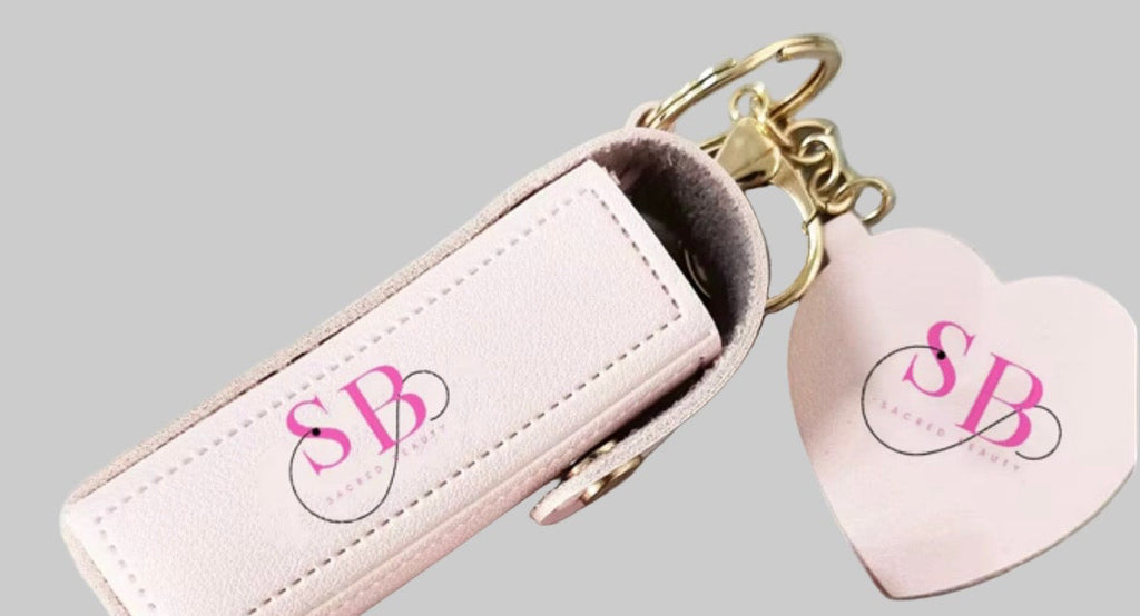 💗 Lip Gloss Keychain Holder Beauty On The Go